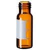 Cole-Parmer Vial, 2 mL, Amber Glass with Label, 9 mm Short Thread; 1000/pk