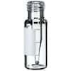 Cole-Parmer Vial, 0.35 mL, Glass with Fused Insert and Label, 9 mm Short Thread; 1000/pk