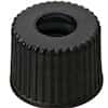 Cole-Parmer Screw Cap, Polypropylene, Black, 8 mm, Open, No Septa; 1000/pk