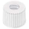 Cole-Parmer Screw Cap, Polypropylene, White, 8 mm, Open, No Septa; 1000/pk