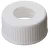 Cole-Parmer Screw Cap, Polypropylene, White, 24 mm, Open, No Septa;1000/pk