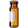 Cole-Parmer Snap Top Vial with Label, Amber Glass, 1.5 mL, Neck Dia. 11 mm; 1000/pk