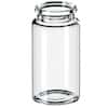 Cole-Parmer Snap Top Vial, Glass, 25 mL, Neck Dia. 22 mm; 1000/pk