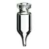 Cole-Parmer Crimp Vial, Glass, 1.1 mL, 11 mm, Conical Bottom; 1000/pk