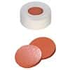 Cole-Parmer Snap Cap, Hard Polyethylene, Transparent, 11 mm, Rubber/PTFE Septa; 1000/pk