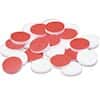 Cole-Parmer Vial Cap Seal for Screw Thread Closure, PTFE/Red Rubber, 8-425 mm; 100/Pk