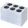 Cole-Parmer SamplePrep 1667 MiniG® Homogenizer Cryo-Block, Aluminum, 6 x 50 mL Round-Bottom Centrifuge Tubes; 1/EA