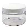 Cole-Parmer SamplePrep 2248 Jar with Screw Cap, Clear Plastic, 12 oz (355 mL); 8/PK