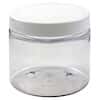 Cole-Parmer SamplePrep 2256 Jar with Screw Cap, Clear Plastic, 16 oz (480 mL); 12/PK