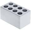 Cole-Parmer SamplePrep 2260 Homogenizer Cryo-Block, Aluminum, 8 x Grinding Vials 04575-73; 2/PK