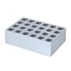 Cole-Parmer SamplePrep 2662 Homogenizer Cryo-Block, Aluminum, 24x5mL PC Vials 04576-98; 2/PK