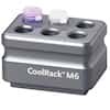 Corning CoolRack® M6 Cooling Block, 6 x 1.5/2 mL Microcentrifuge Tubes; Gray