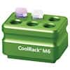 Corning CoolRack® M6 Cooling Block, 6 x 1.5/2 mL Microcentrifuge Tubes; Green