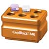 Corning CoolRack® M6 Cooling Block, 6 x 1.5/2 mL Microcentrifuge Tubes; Orange