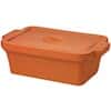 Corning EVA-Foam Ice Pan with Lid, Orange, 4 L; 1/Each