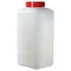 Corning Gosselin Storage Bottle with Screw Cap, 2 L, square, HDPE, sterile; 50/cs