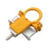 CPC (Colder) MicroCNX® ULT Quick-Disconnect Fitting, Micro-Flow, Genderless Hose Barb, Polyphenylsulfone, 1/8" ID; 25/PK