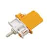 CPC (Colder) MicroCNX® Nano Quick-Disconnect Fitting, Micro-Flow, Genderless Hose Barb, Polyphenylsulfone, 1/8” ID