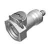 CPC (Colder) HFCD12 Quick-Disconnect Fitting, Hose Barb Body, Polypropylene, Valved, 3/8" ID; 10/Pk