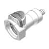 CPC (Colder) HFCD35 Quick-Disconnect Fitting, Hose Barb Body, Polysulfone, Valved, 3/8" ID; 1/Each