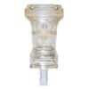 CPC (Colder) HFC Quick-Disconnect Fitting, Hose Barb Body, Polysulfone with Alloy C-276 Valve, 3/8" ID; 1/Each