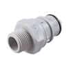 CPC (Colder) HFCD12 Quick-Disconnect Fitting, Threaded Insert, Polypropylene, Valved, 3/8" NPT(M); 1/Each
