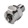 CPC (Colder) MC Quick-Disconnect Fitting, Threaded Body, Chrome-Plated Brass, Non-Valved, 1/8" NPT; 1/Each