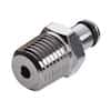CPC (Colder) MC Quick-Disconnect Fitting, Threaded Insert, Chrome-Plated Brass, Non-Valved, 1/4" NPT; 1/Each