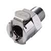 CPC (Colder) MCD Quick-Disconnect Fitting, Threaded Body, Chrome-Plated Brass, Valved, 1/8" NPT
