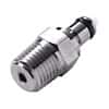 CPC (Colder) MCD Quick-Disconnect Fitting, Threaded Insert, Chrome-Plated Brass, Valved, 1/4" NPT