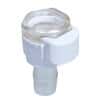 CPC (Colder) MPC™ Quick-Disconnect Fitting, Hose Barb Body, Polysulfone, Non-Valved, 1/4" ID; 25/Pk