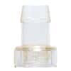 CPC (Colder) MPU® Quick-Disconnect Fitting, Twist-to-Connect, Hose Barb Body, Polysulfone, Non-Valved, 1" ID; 1/Each