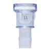 CPC (Colder) MPX® Quick-Disconnect Fitting, Hose Barb Body with Lock, Polycarbonate, Non-Valved, 1/2" ID; 25/Pk