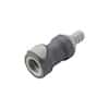 CPC (Colder) NS4 Quick-Disconnect Fittings, Hose Barb Body, Polypropylene, Valved, 3/8" ID