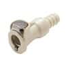 CPC (Colder) PLCD12 Quick-Disconnect Fittings, Hose Barb Body, Polypropylene, Valved, 3/8" ID