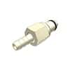 CPC (Colder) PLCD12 Quick-Disconnect Fittings, Hose Barb Insert, Polypropylene, Valved, 1/4" ID