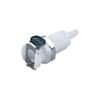 CPC (Colder) PMC Quick-Disconnect Fitting, Hose Barb Body, Panel Mount, Acetal, Non-Valved, 1/8" ID; 1/Each