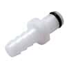 CPC (Colder) PMC Quick-Disconnect Fitting, Hose Barb Insert, Acetal, Non-Valved, 1/4" ID; 1/Each