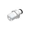 CPC (Colder) PMC Quick-Disconnect Fitting, Threaded Insert, Acetal, Non-Valved, 1/8" NPT(M); 1/Each