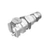 CPC (Colder) PMCD Quick-Disconnect Fittings, PTF Body, Panel Mount, Valved, Acetal, 1/4" OD