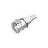 CPC (Colder) PMCD Quick-Disconnect Fitting, Hose Barb Body, Panel Mount, Acetal, Valved, 1/4" ID