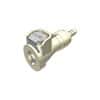 CPC (Colder) PMCD12 Quick-Disconnect Fitting, Hose Barb Body, Polypropylene, Valved, 1/8" ID