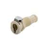 CPC (Colder) PMCD Quick-Disconnect Fittings, Thread Body, Panel Mount, Valved, Polypropylene, 1/4-28 UNF(F)