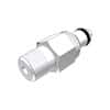CPC (Colder) PMCD Quick-Disconnect Fitting, Threaded Insert, Acetal, Valved, 1/8" NPT(M)