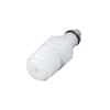 CPC (Colder) PMCD Quick-Disconnect Fitting, Threaded Insert, Acetal, Valved, 1/4" NPT(M)