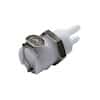 CPC (Colder) Twin Tube™ PTC Quick-Disconnect Fittings, Hose Barb Body, Panel Mount, Acetal, Non-Valved, 1/8" ID; 1/Each