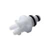 CPC (Colder) Twin Tube™ PTC Quick-Disconnect Fittings, Hose Barb Insert, Acetal, Non-Valved, 1/8" ID; 1/Each