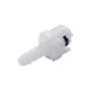 CPC (Colder) SMC Mini Quick-Disconnect Fitting, Hose Barb Insert, Acetal, Non-Valved, 1/8" ID; 50/Pk