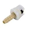 CPC (Colder) SMC Mini Quick-Disconnect Fitting, Hose Barb Insert, PP, Non-Valved, 1/8" ID; 1/Ea