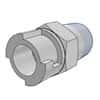 CPC (Colder) SMC Mini Quick-Disconnect Fitting, Threaded Body, Acetal, Valved, 1/8" NPT(M); 1/Ea